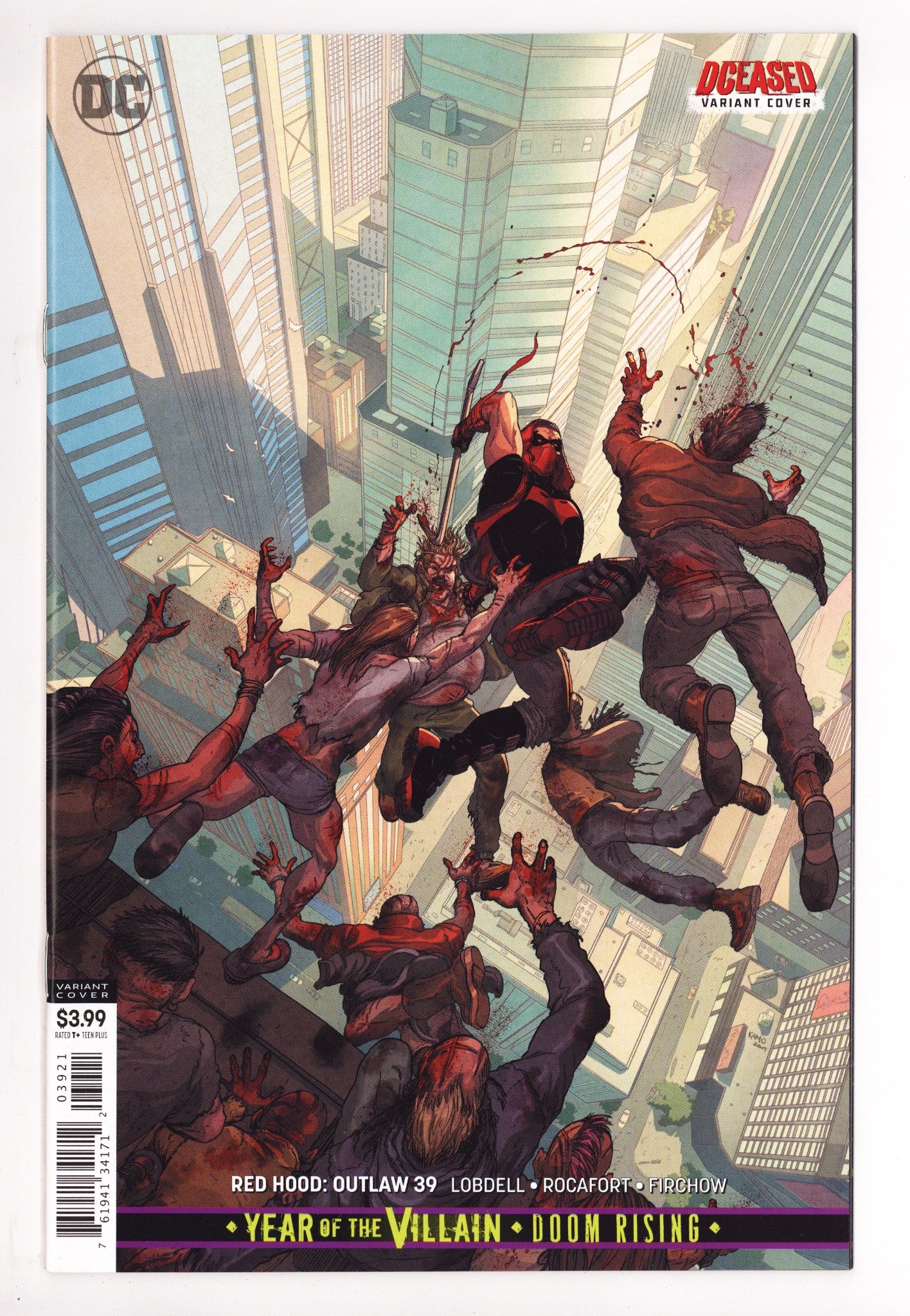 Red Hood: Outlaw Vol 2 39 High Grade (2019) Mostert Variant 