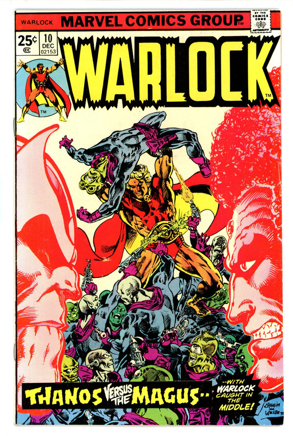 Warlock Vol 1 10 FN/VF (7.0) (1975)