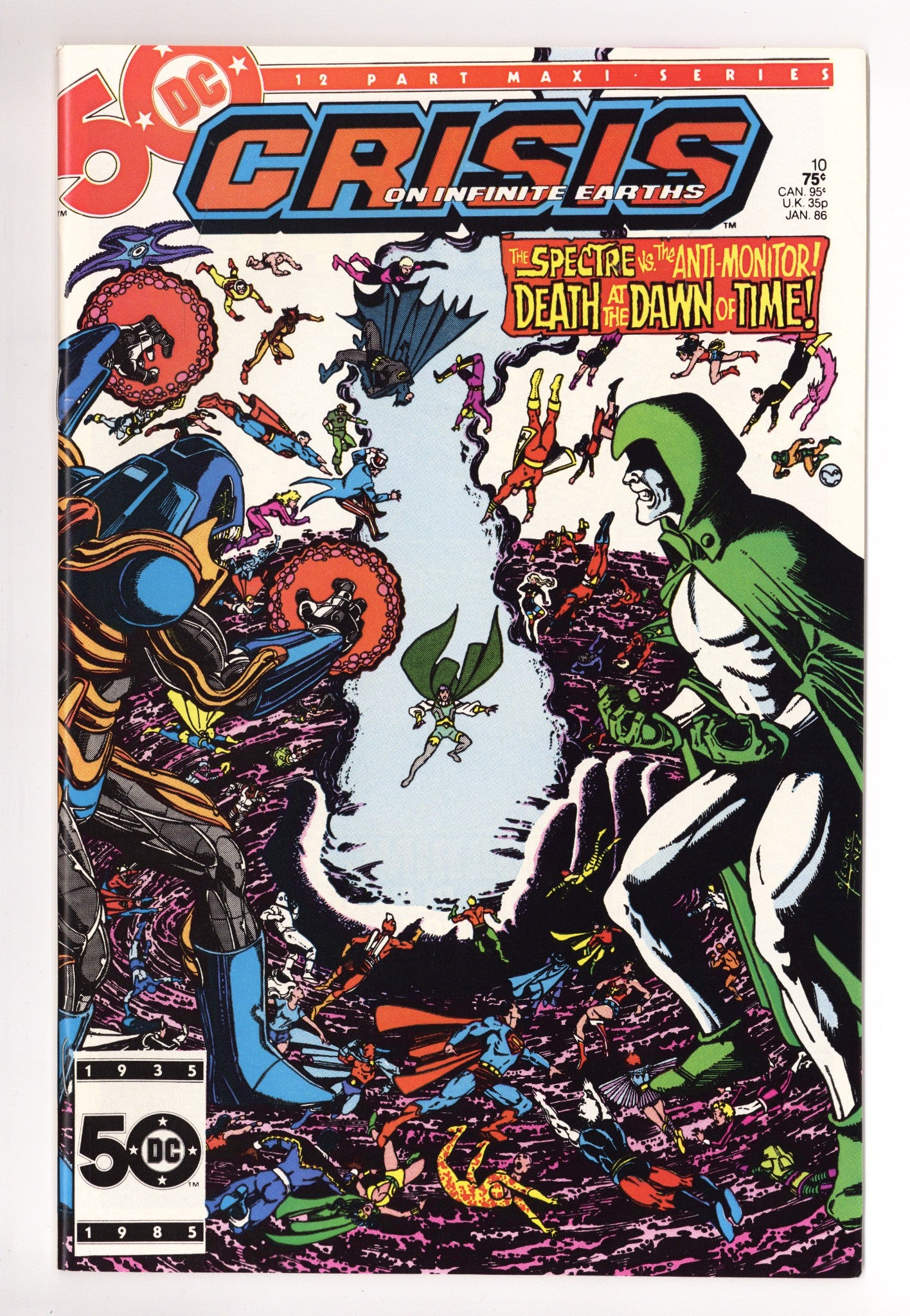 Crisis on Infinite Earths 10 VF (8.0) (1986) 