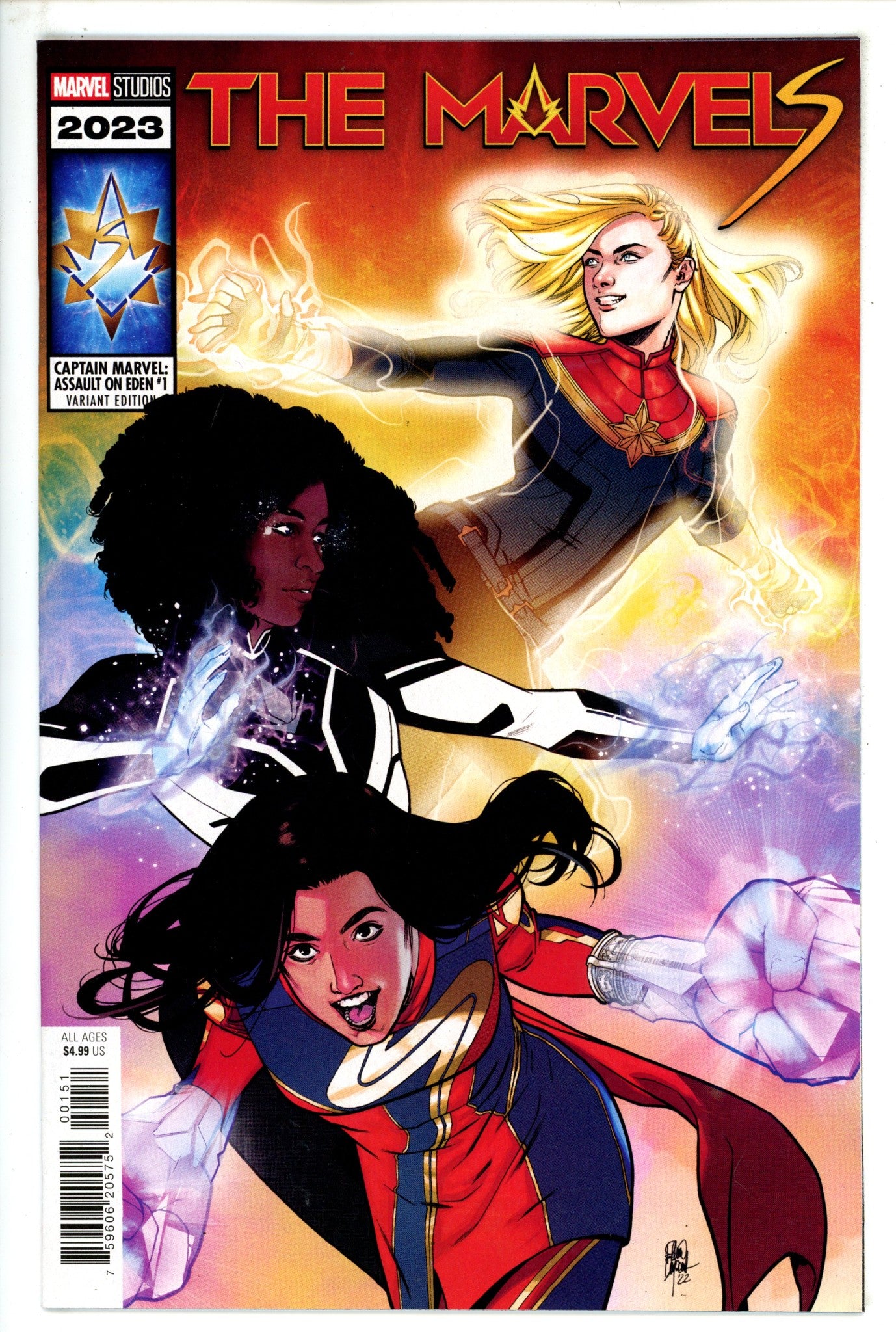 Captain Marvel: Assault on Eden 1 High Grade (2023) Casagrande Variant 