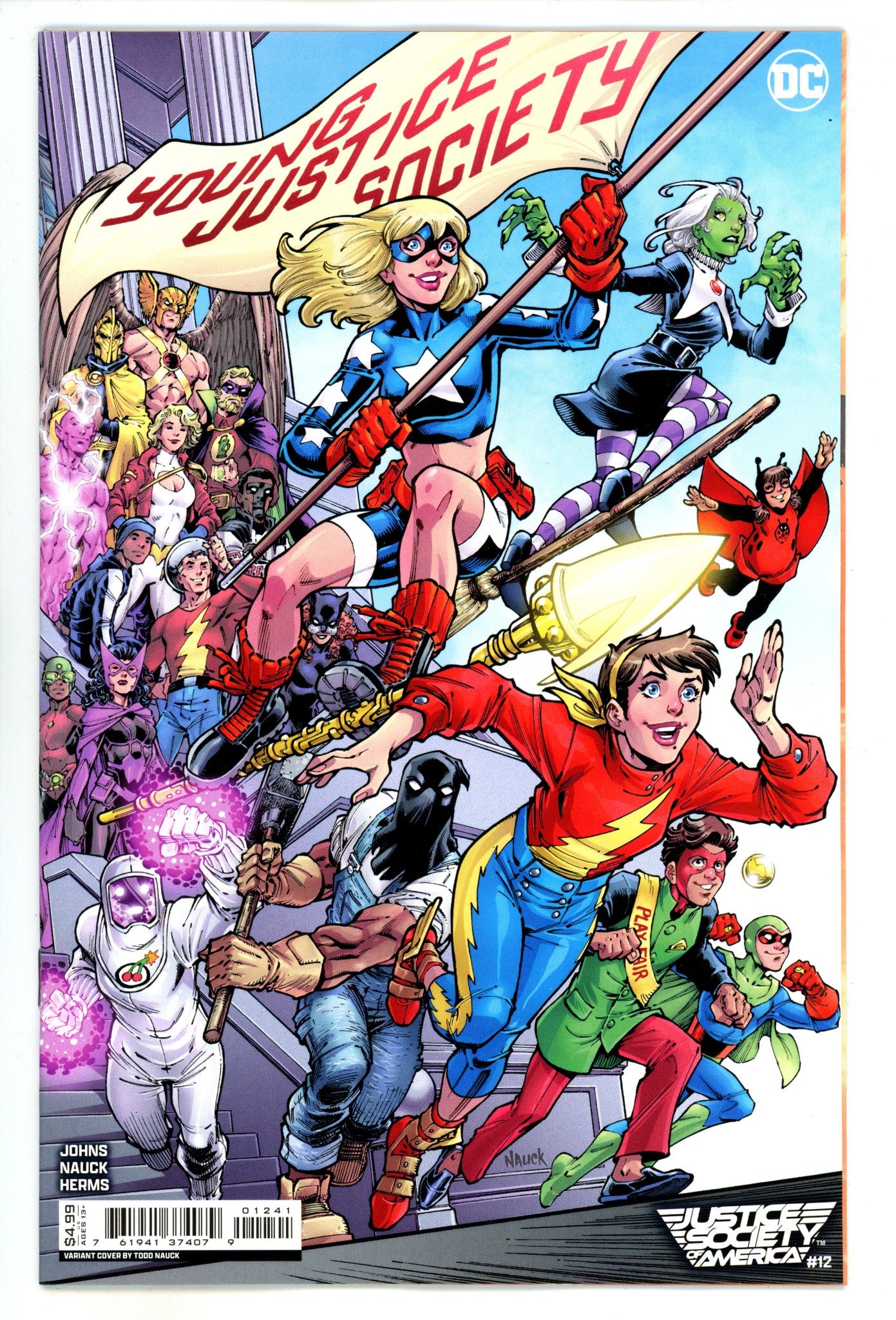 Justice Society Of America Vol 4 12 Nauck Variant (2024)