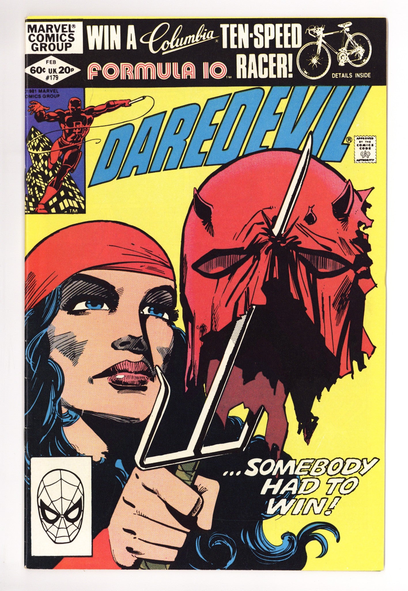 Daredevil Vol 1 179 VF (8.0) (1982) 