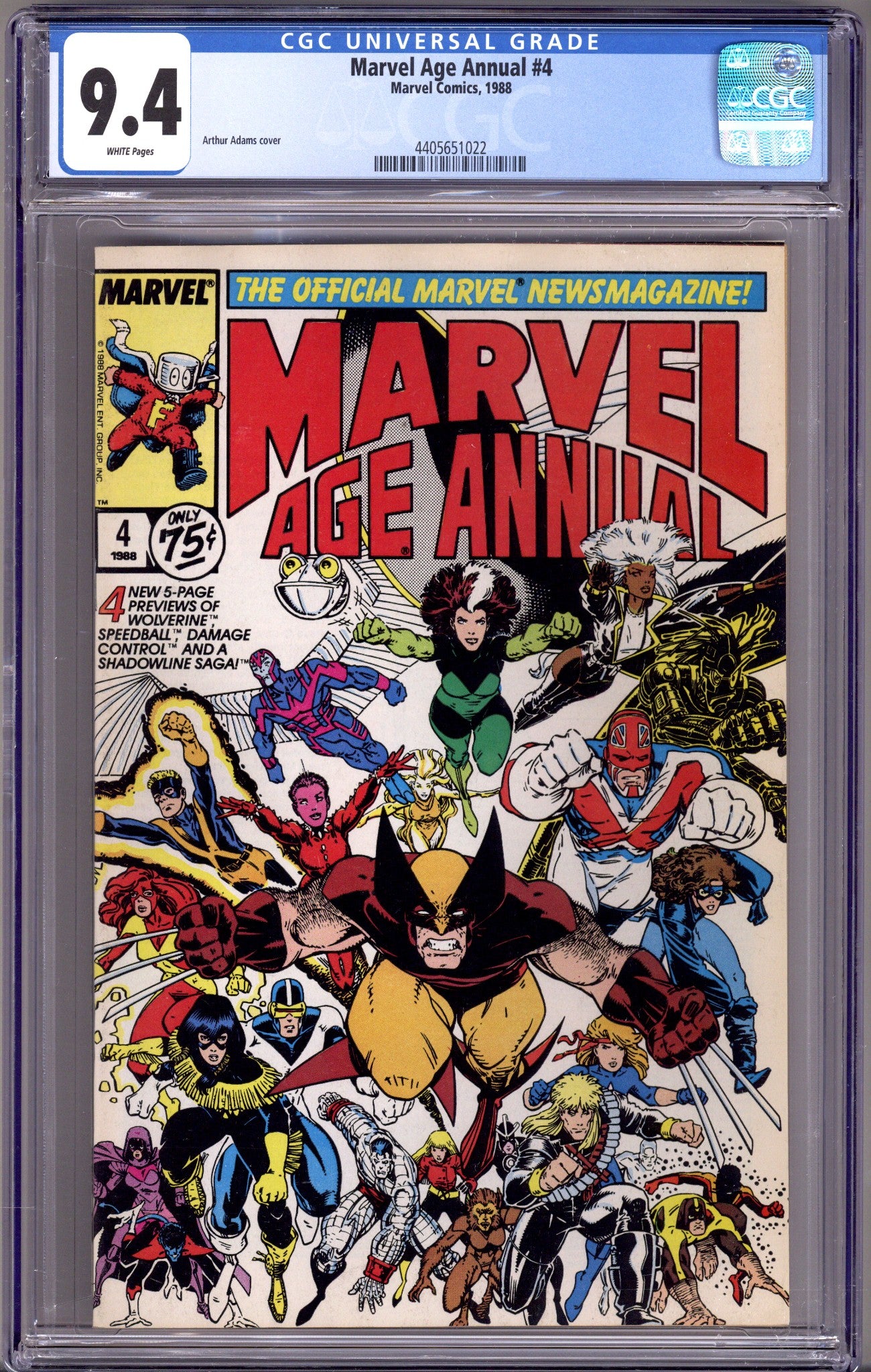 Marvel Age Annual 4 CGC 9.4 (NM) (1988) 