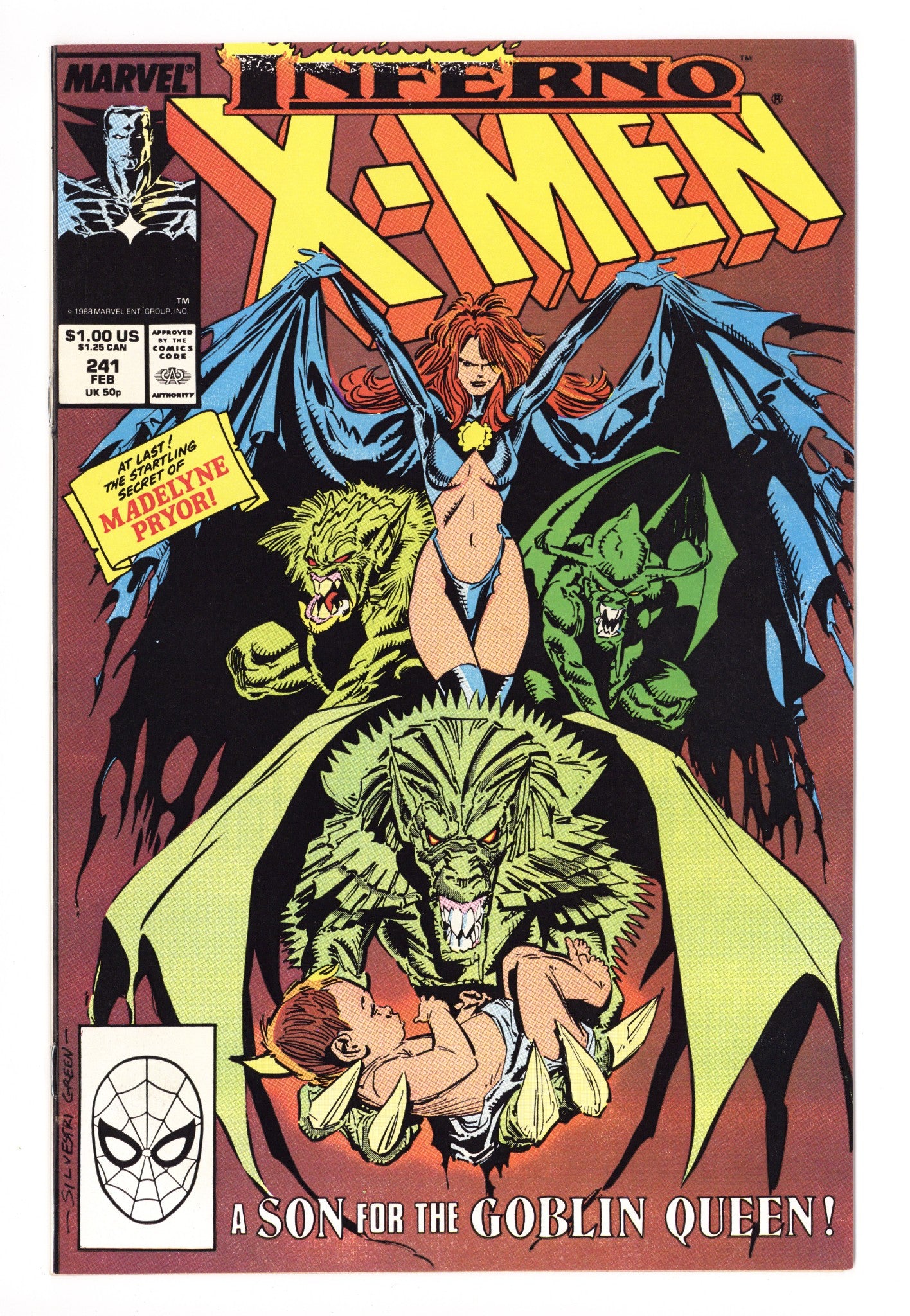 The Uncanny X-Men Vol 1 241 VF/NM (9.0) (1989) 