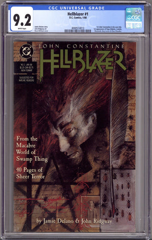 Hellblazer Vol 1 1 CGC 9.2 (NM-) (1988)