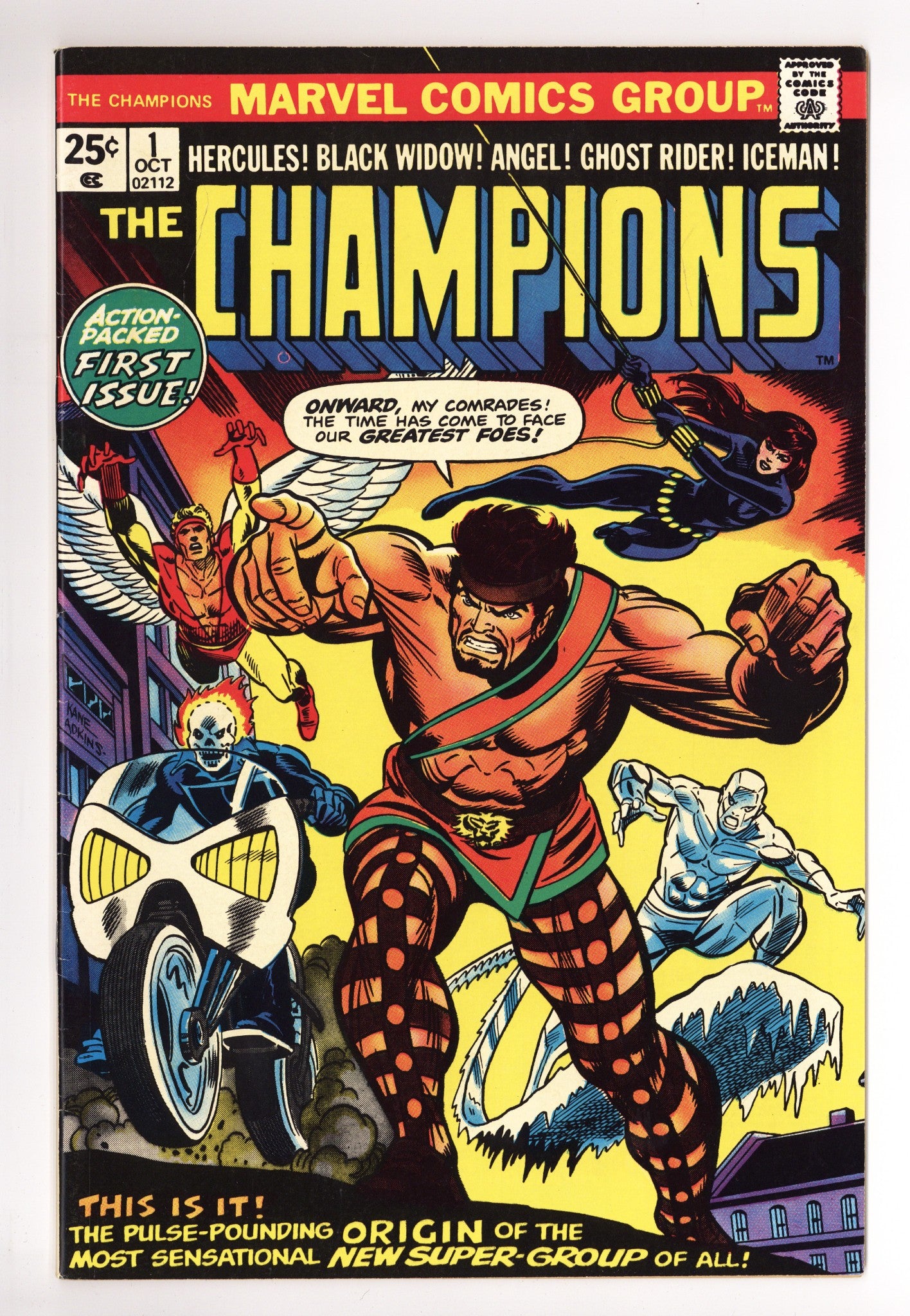 The Champions Vol 1 1 FN/VF (7.0) (1975) 