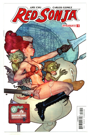 Red Sonja Vol 4 7 VF+ (8.5) (2017) Caldwell Variant