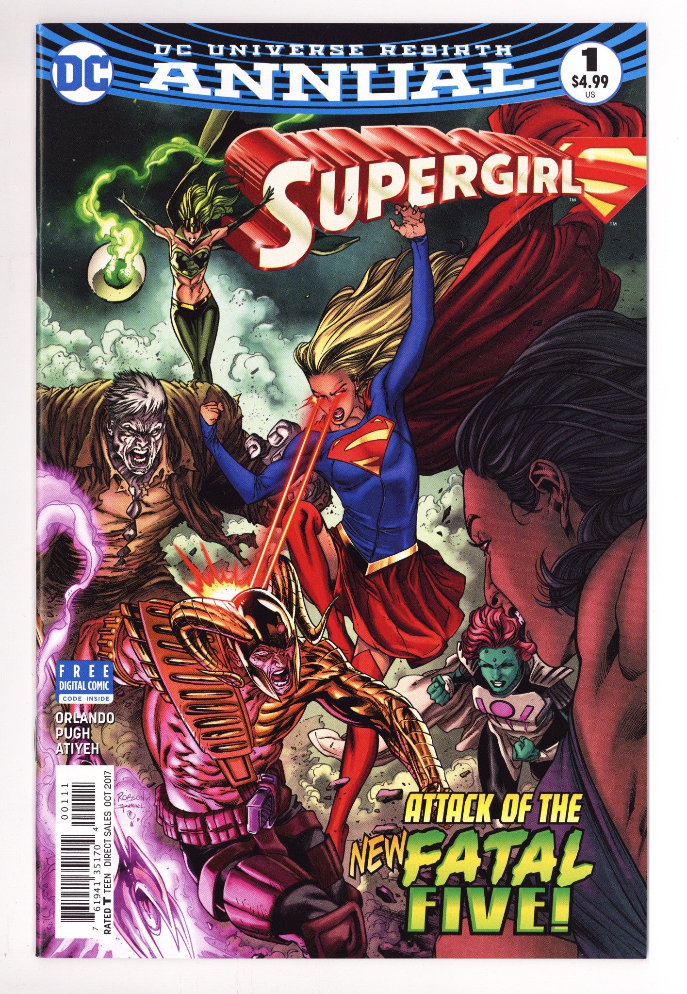 Supergirl Annual Vol 7 1 High Grade (2017) 