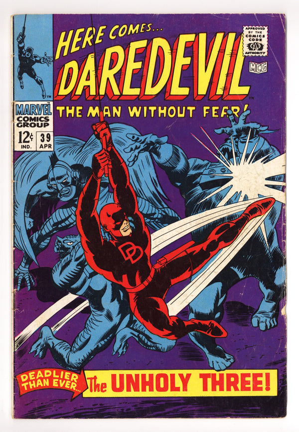 Daredevil Vol 1 39 VG- (3.5) (1968)