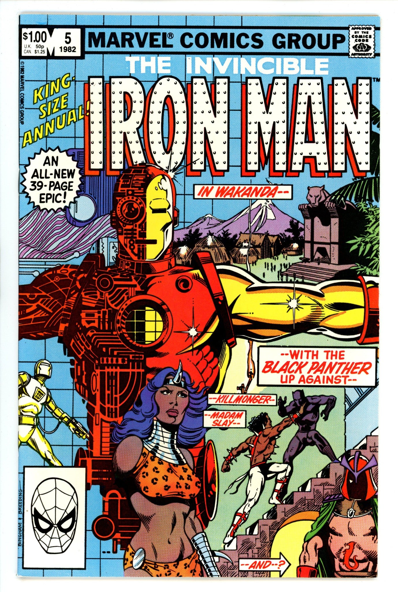 Iron Man Annual Vol 1 5 VF (8.0) (1982) 