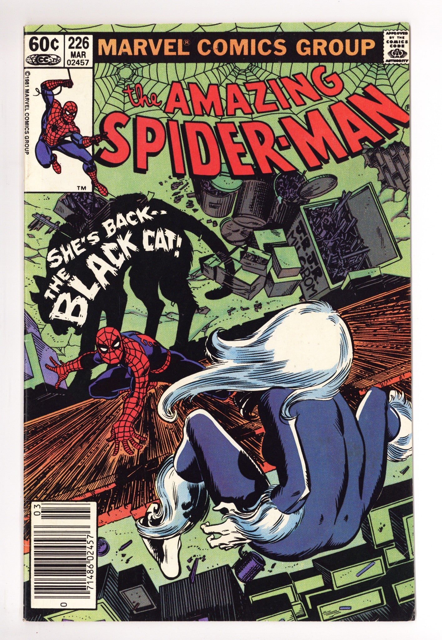 The Amazing Spider-Man Vol 1 226 FN (6.0) (1982) Newsstand 
