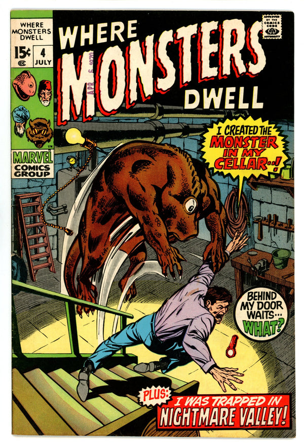 Where Monsters Dwell 4 FN- (5.5) (1970)