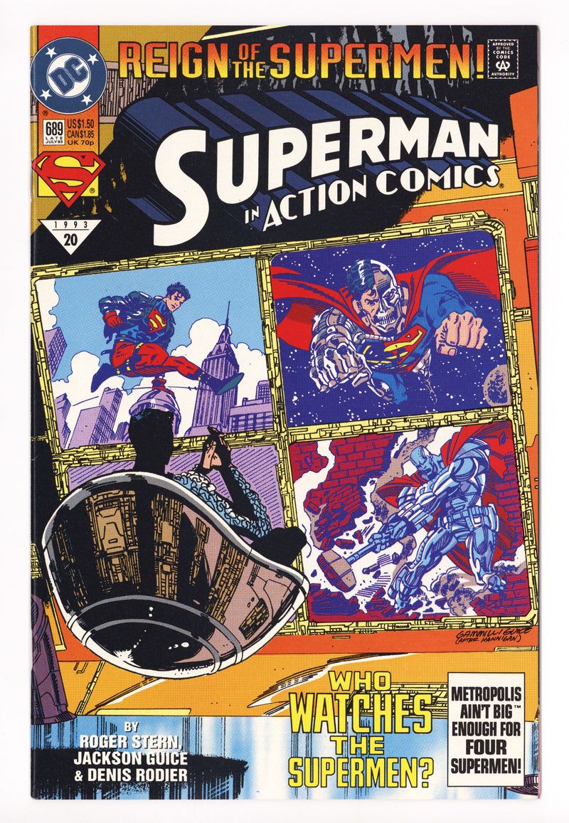 Action Comics Vol 1 689 High Grade (1993) 