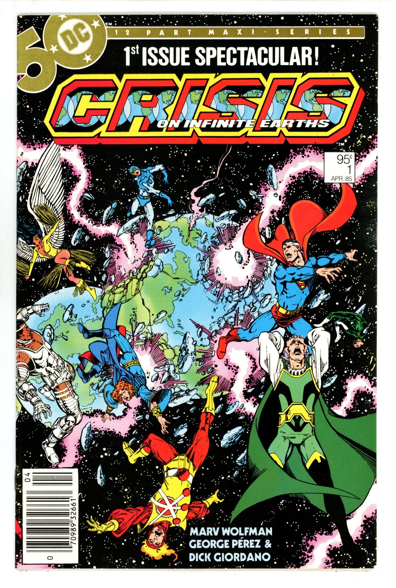 Crisis on Infinite Earths 1 FN (6.0) (1985) Canadian Price Variant 
