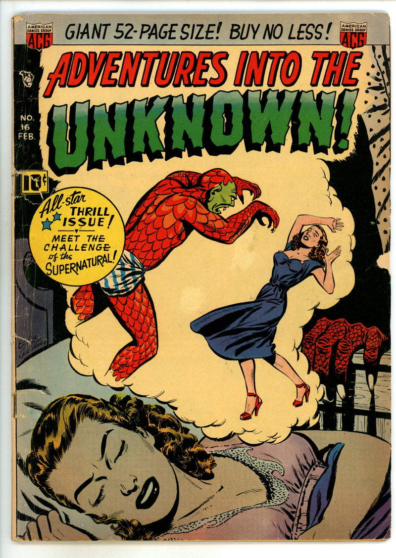 Adventures into the Unknown  16  GD/VG (3.0)  (1951)  