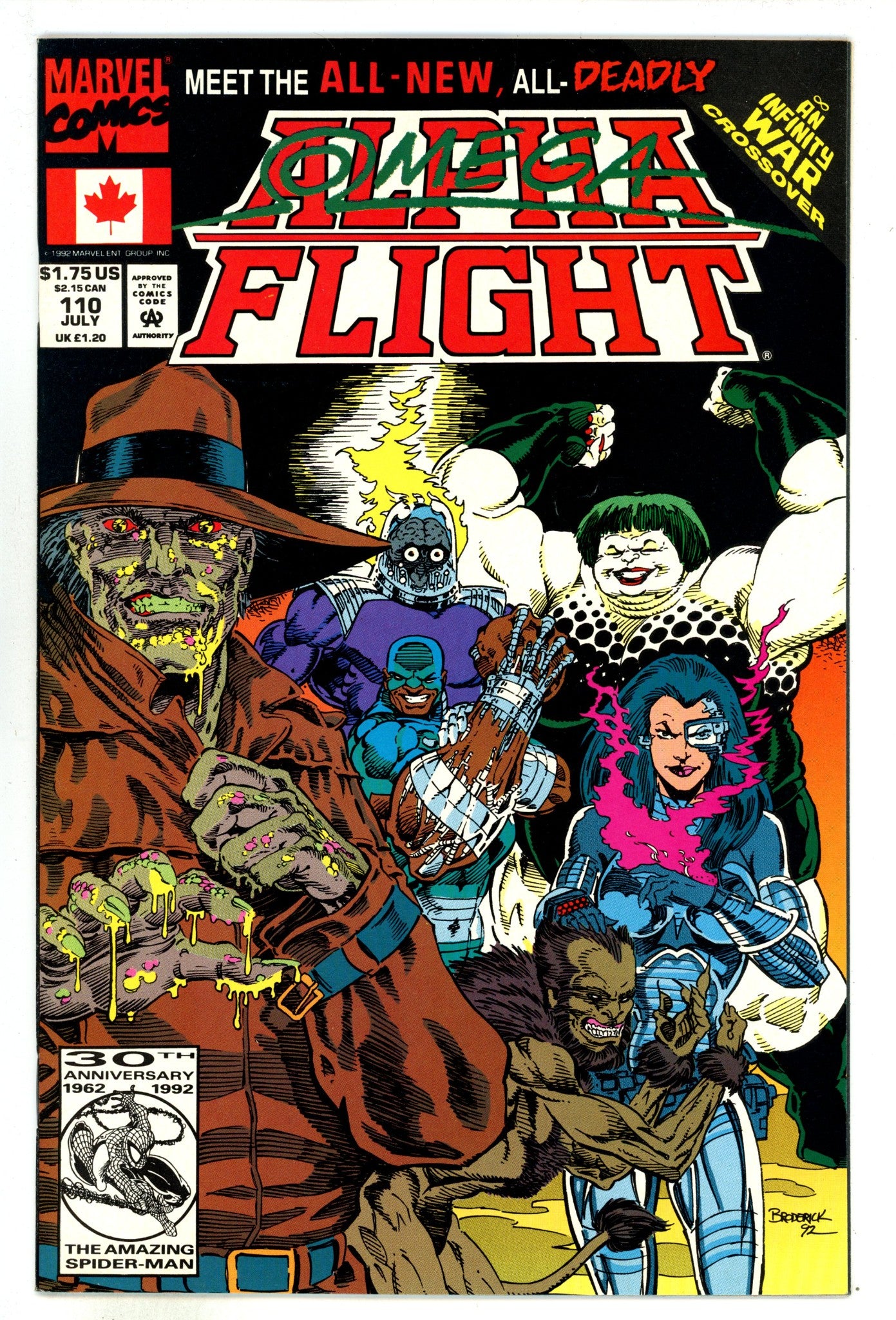 Alpha Flight Vol 1 110 High Grade (1992) 