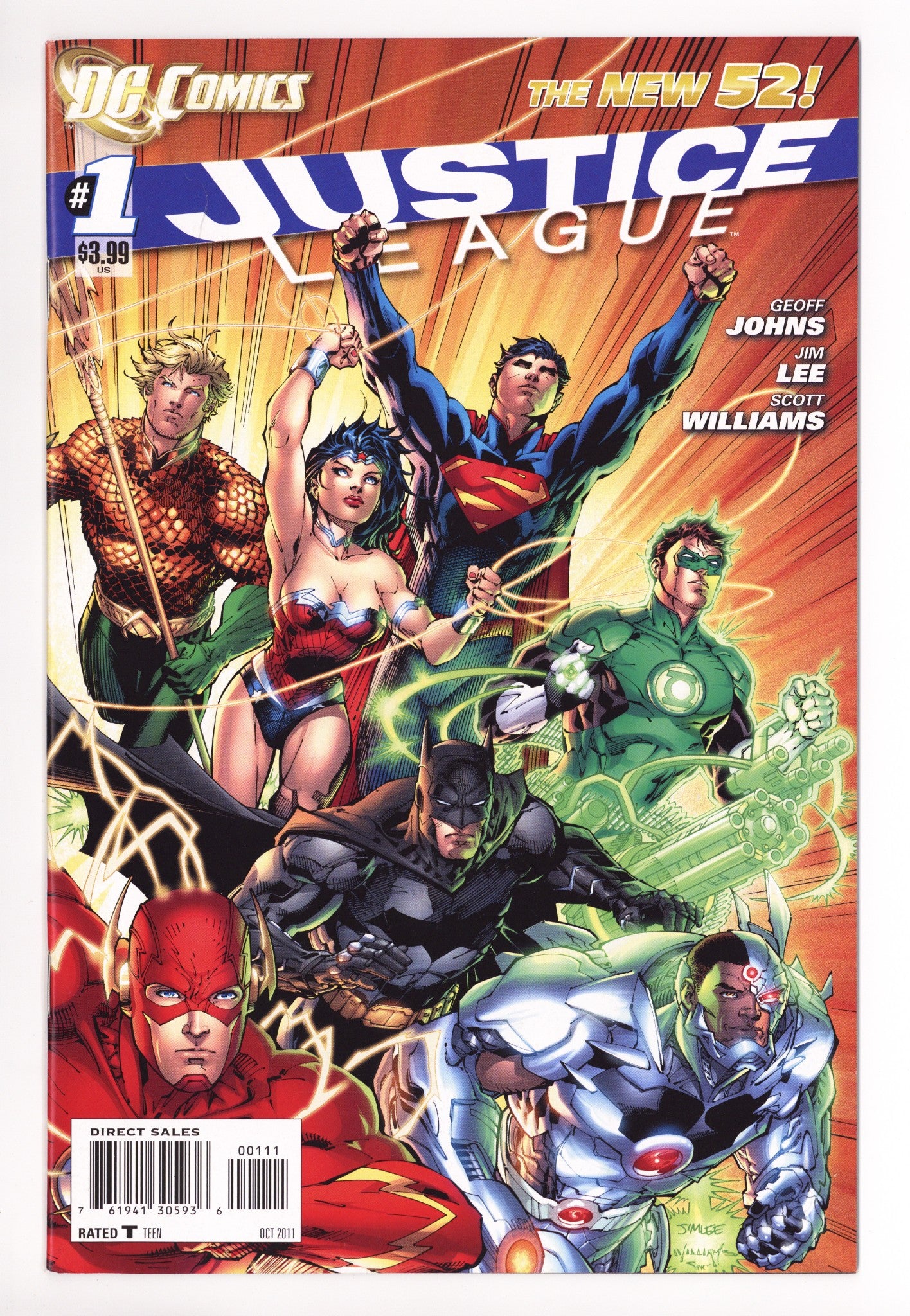 Justice League Vol 1 1 High Grade (2011) 