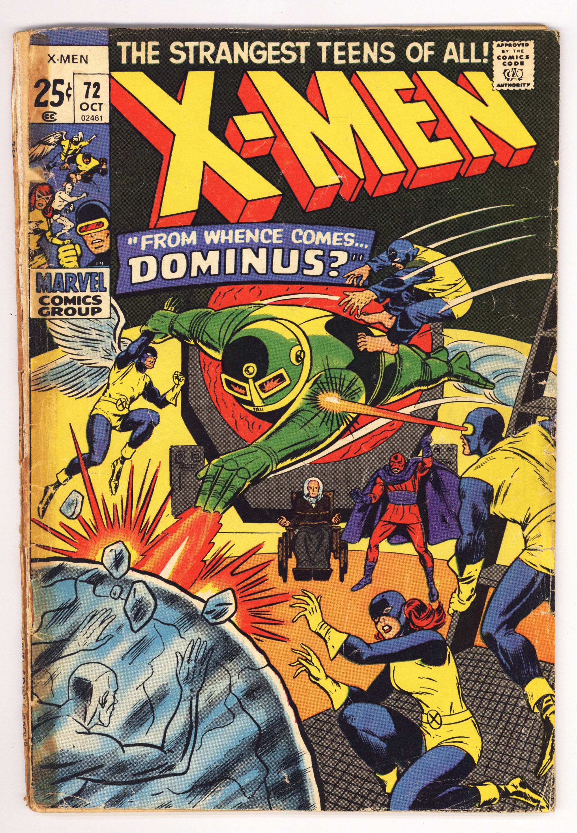 The X-Men Vol 1 72  FR (1.0) Cover Detached  (1971)        