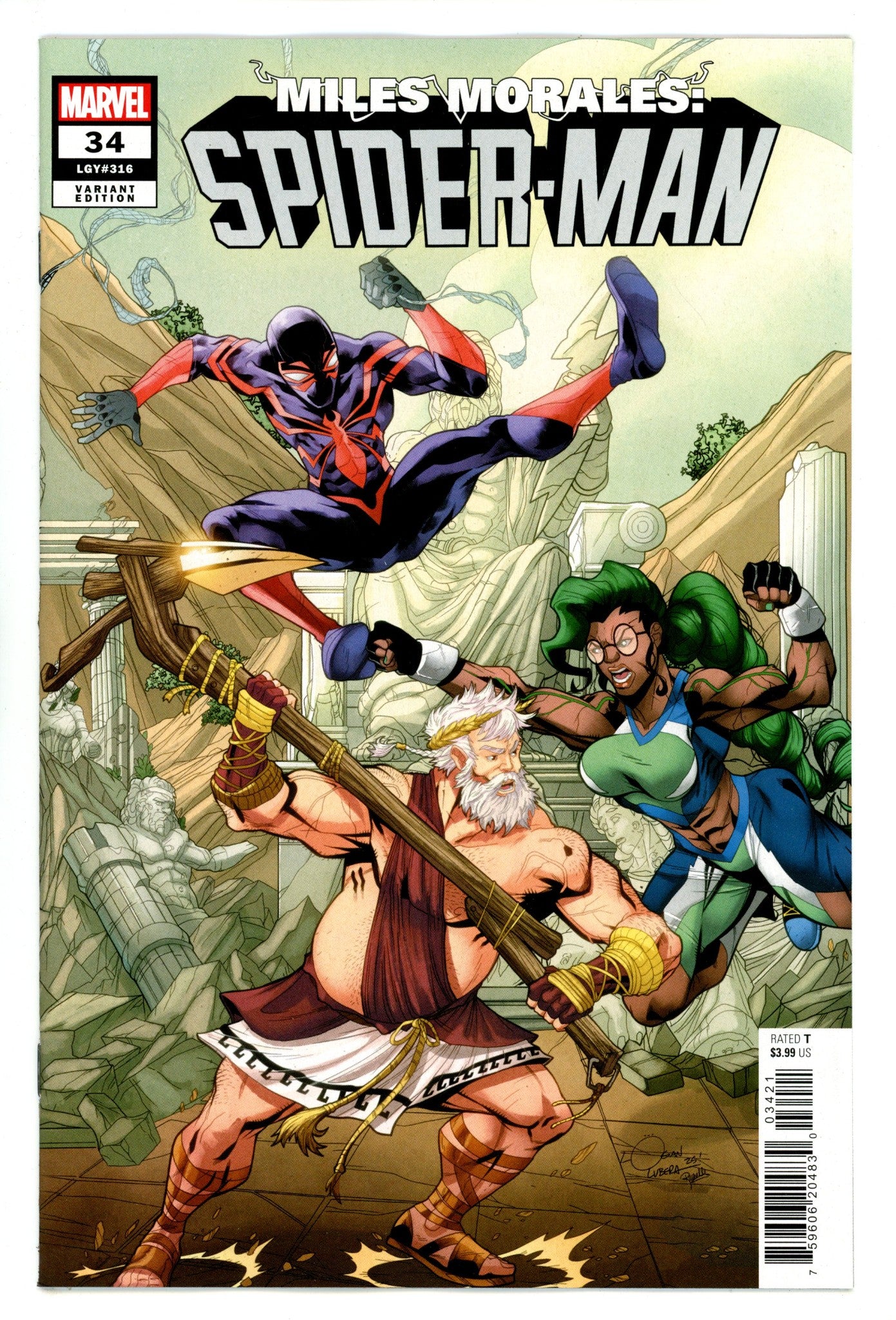 Miles Morales: Spider-Man Vol 2 34 Lubera Connecting Variant (2025)