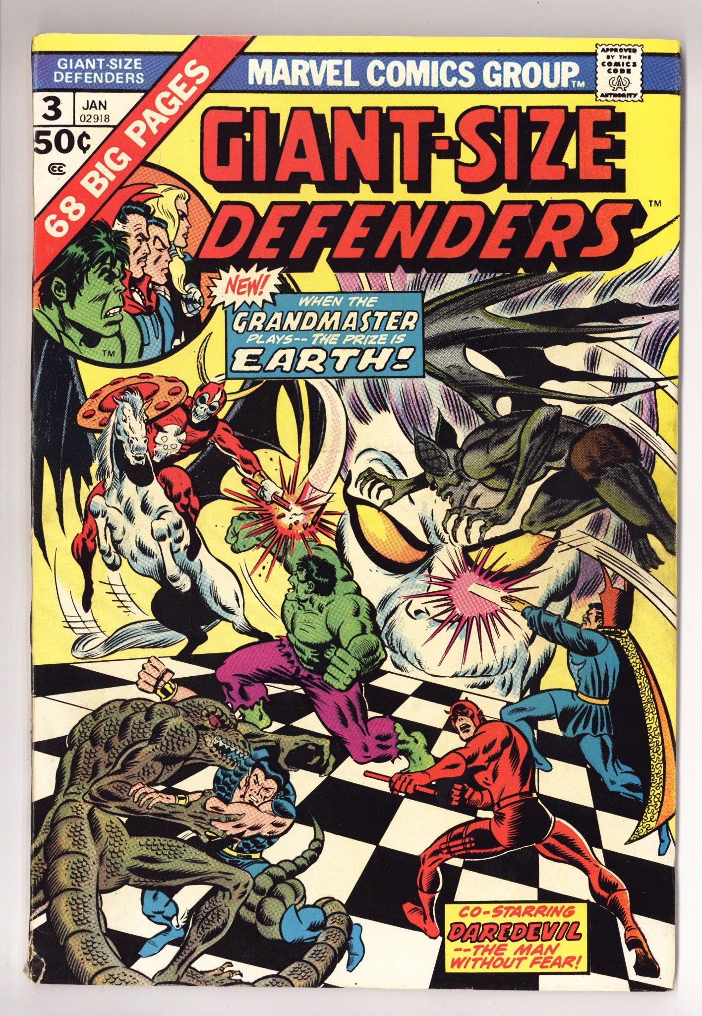 Giant-Size Defenders 3 FN+ (6.5) (1975) 