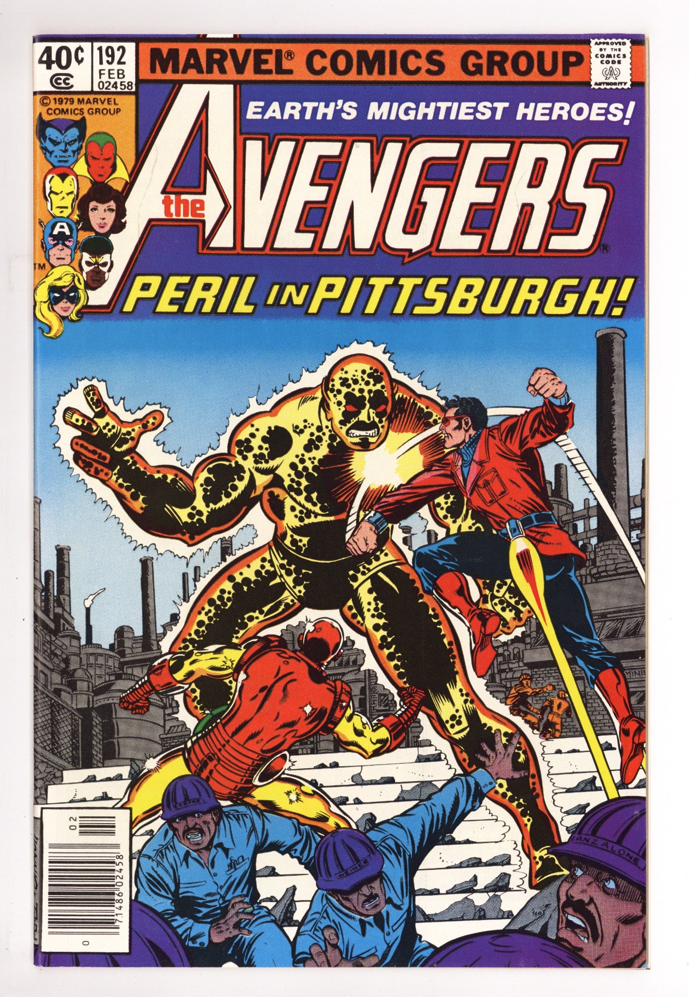 The Avengers Vol 1 192 NM- (9.2) (1980) Newsstand 
