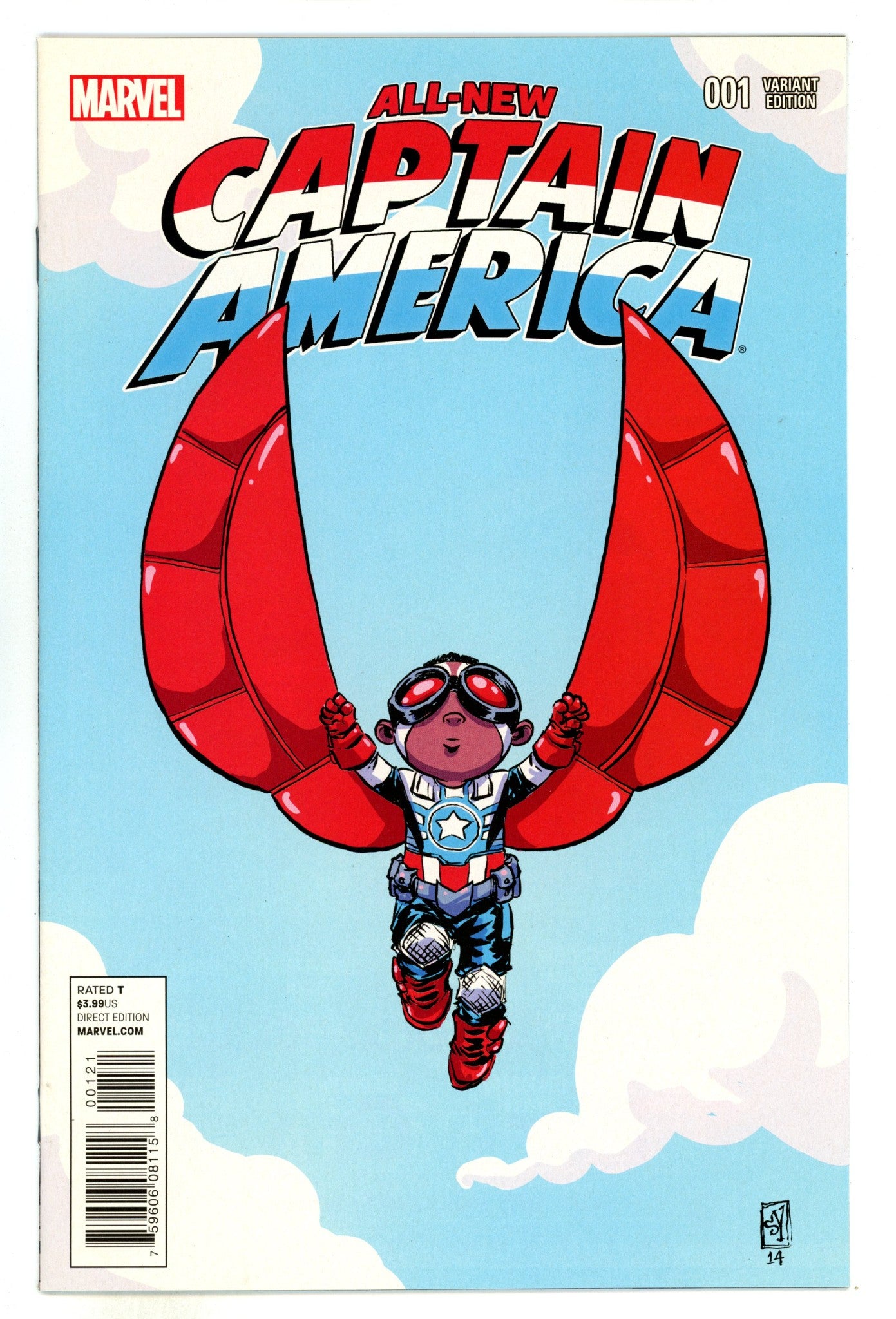 All-New Captain America  1  NM (9.4)  (2015) Young  Variant  