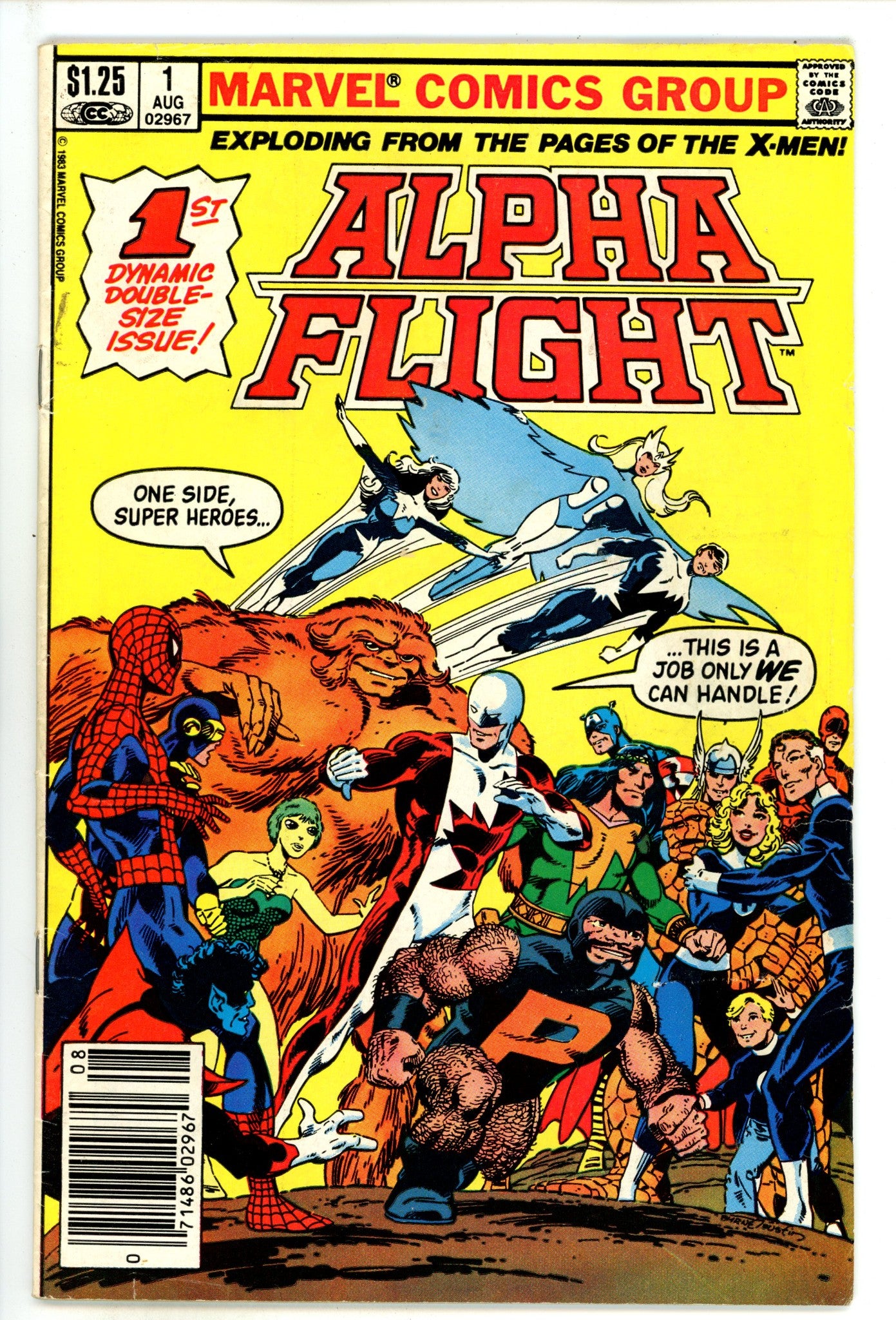 Alpha Flight Vol 1 1 VG (4.0) (1983) Canadian Price Variant 