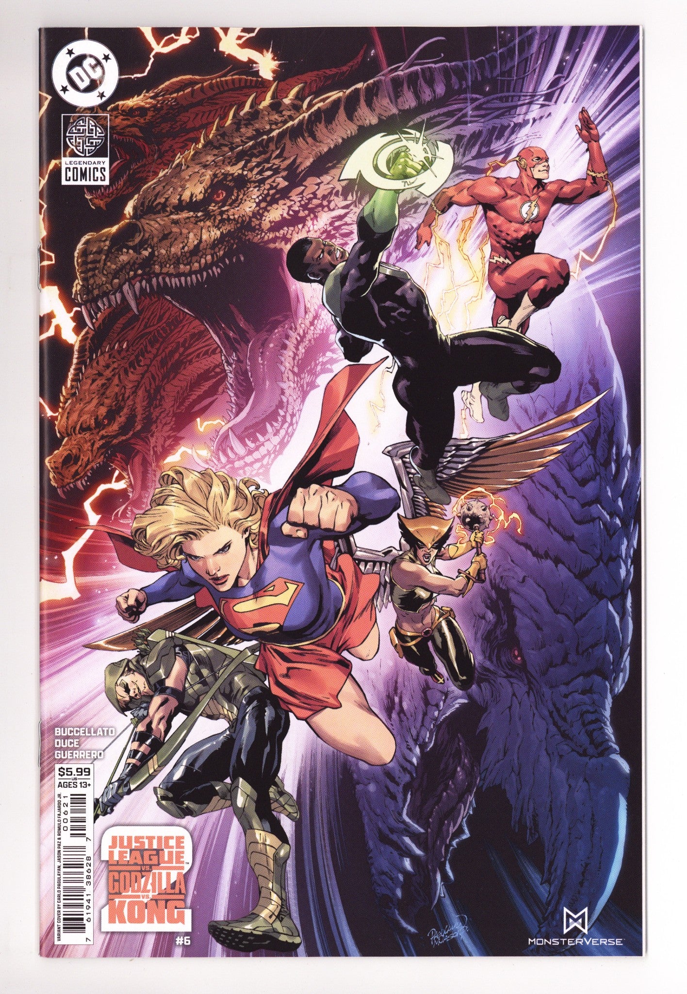 Justice League Vs Godzilla Vs Kong 2 6 Pagulayan Variant (2025)