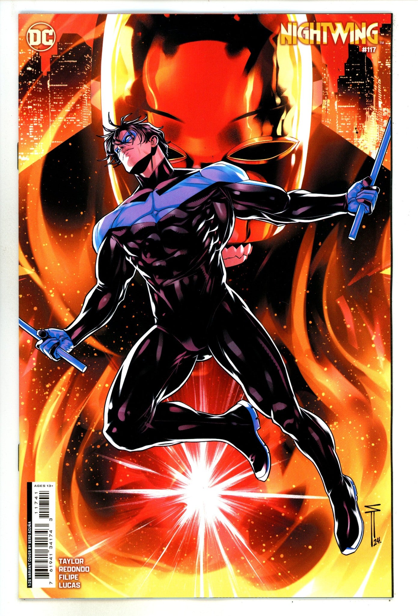Nightwing Vol 4 117 Acuña Incentive Variant NM+ (2024)