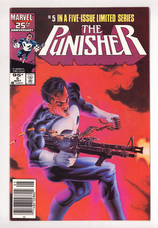 The Punisher Vol 1 5 VF- (7.5) (1986) Canadian Price Variant