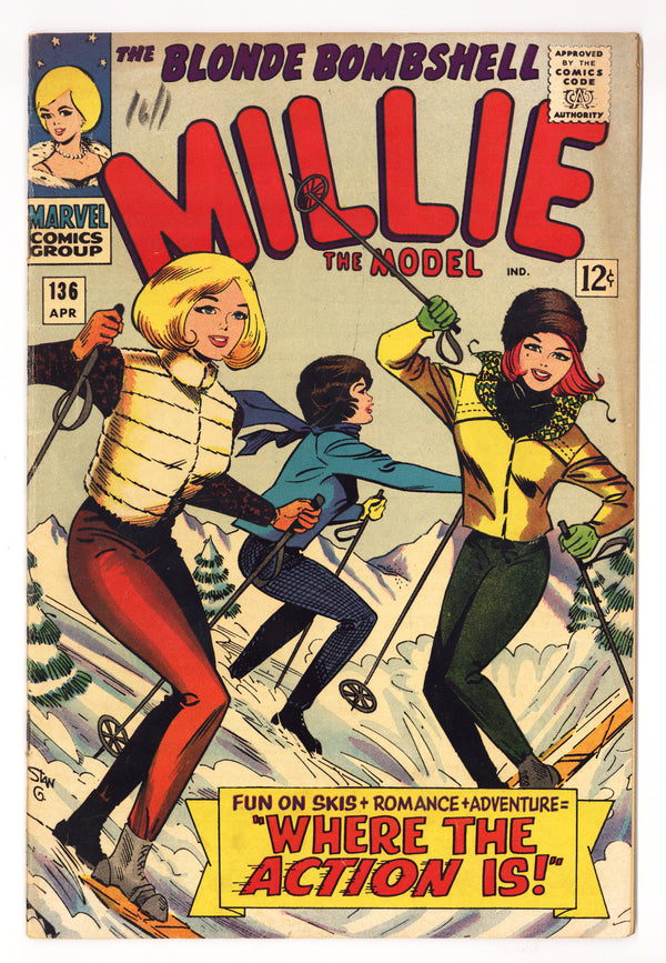 Millie the Model Comics 136 FN (6.0) (1966)