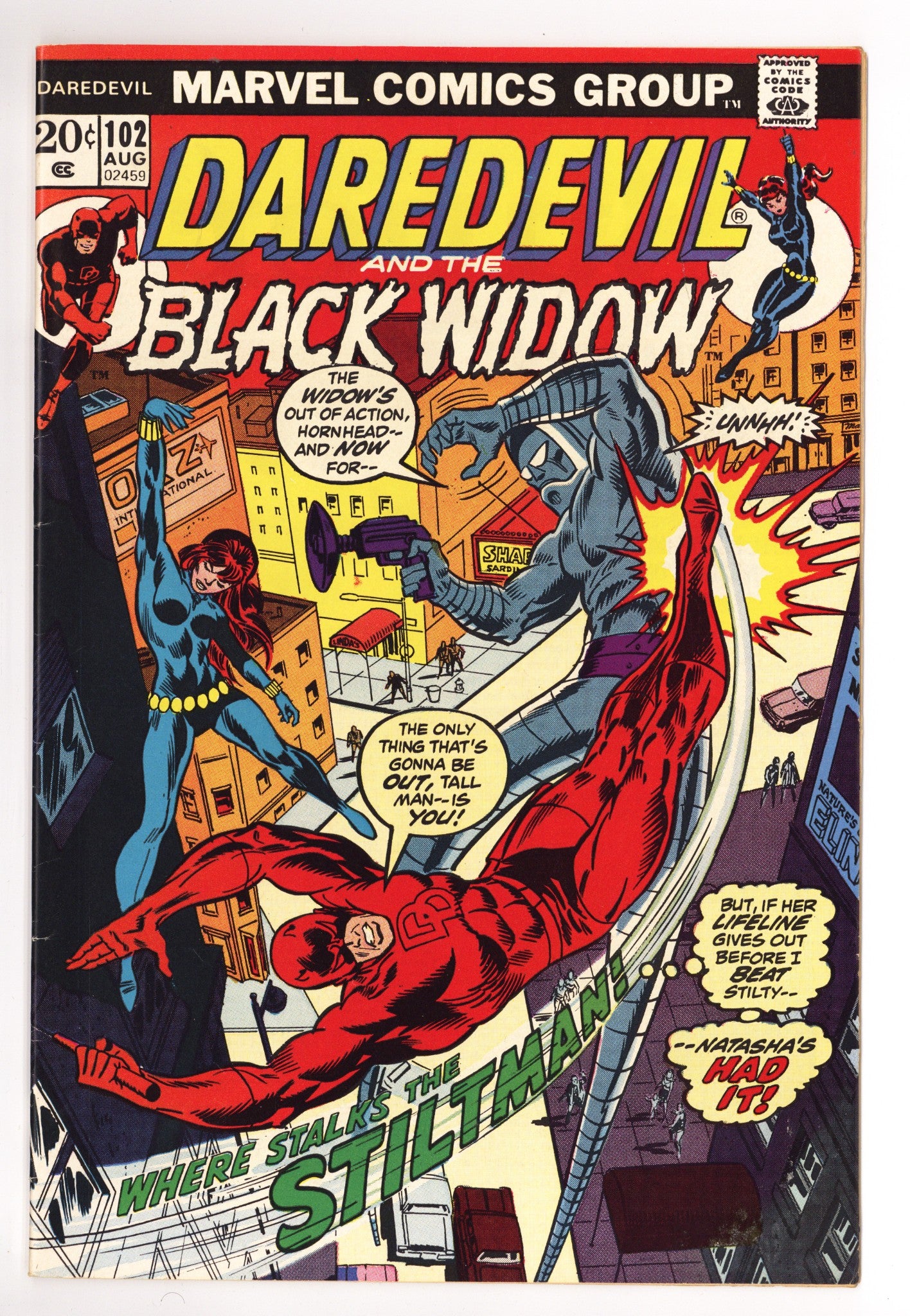Daredevil Vol 1 102 FN/VF (7.0) (1973) 