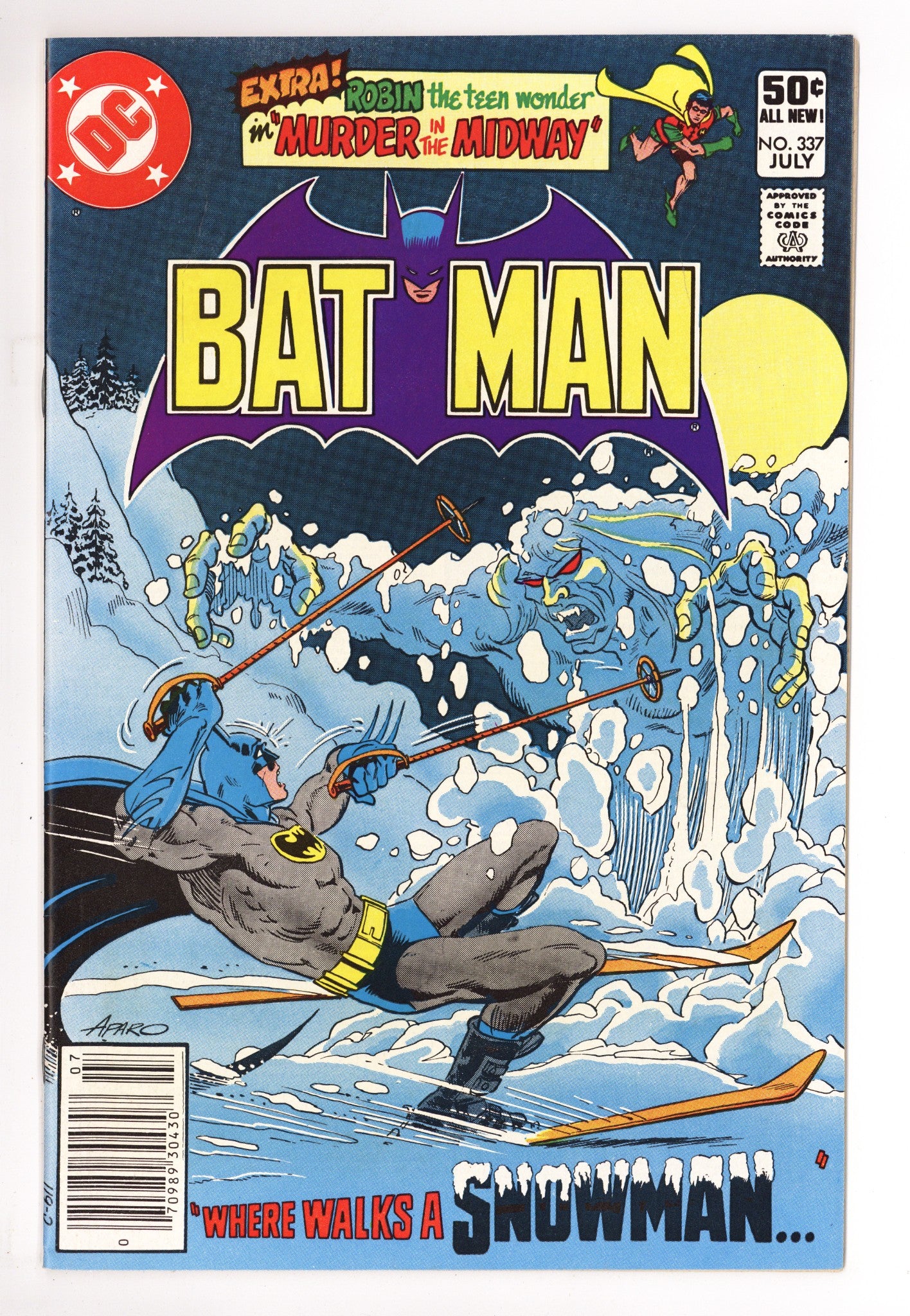 Batman Vol 1 337 VF+ (8.5) (1981) Newsstand 