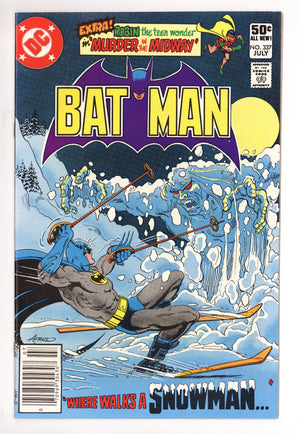 Batman Vol 1 337 VF+ (8.5) (1981) Newsstand