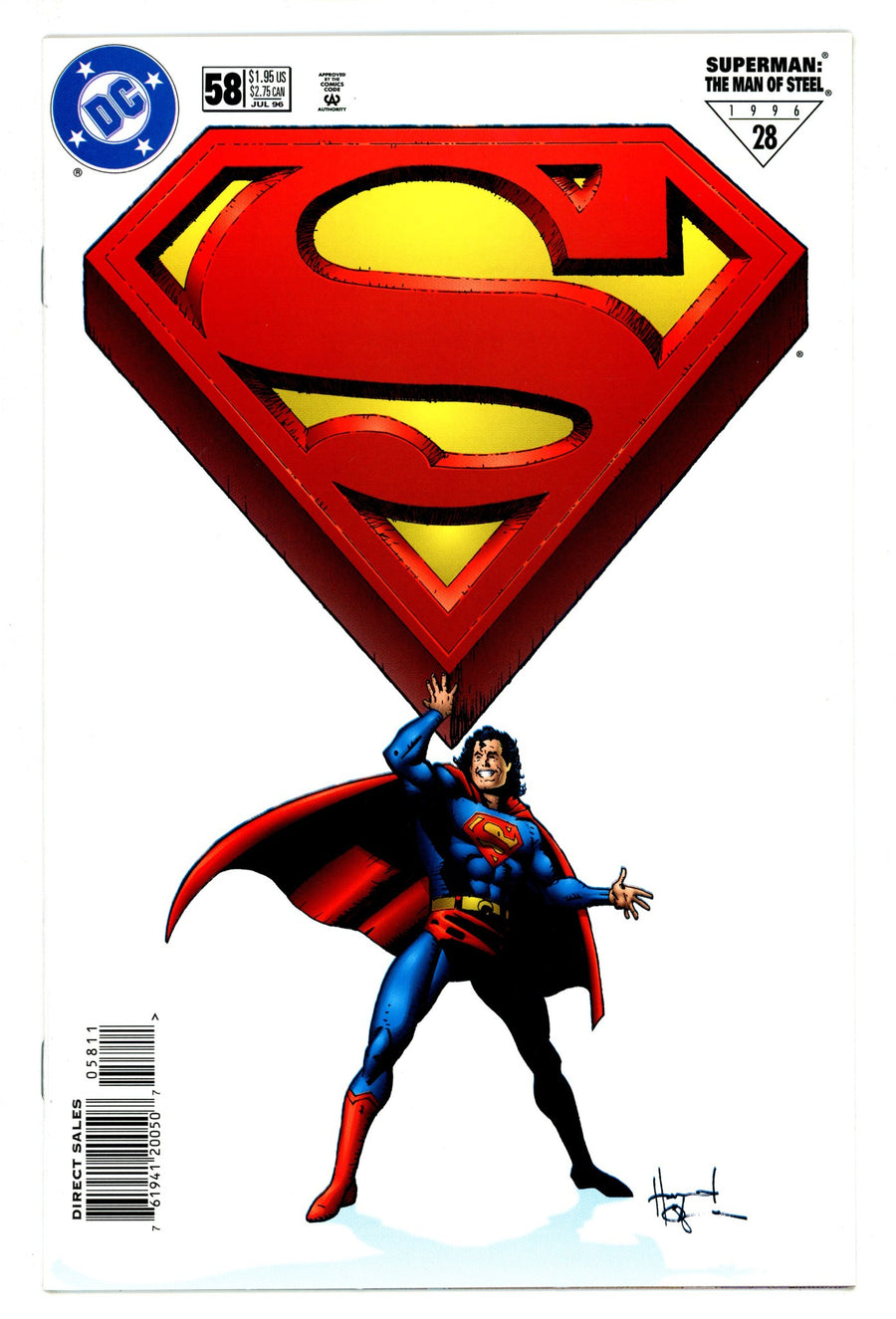 Superman: The Man of Steel 58 High Grade (1996) 