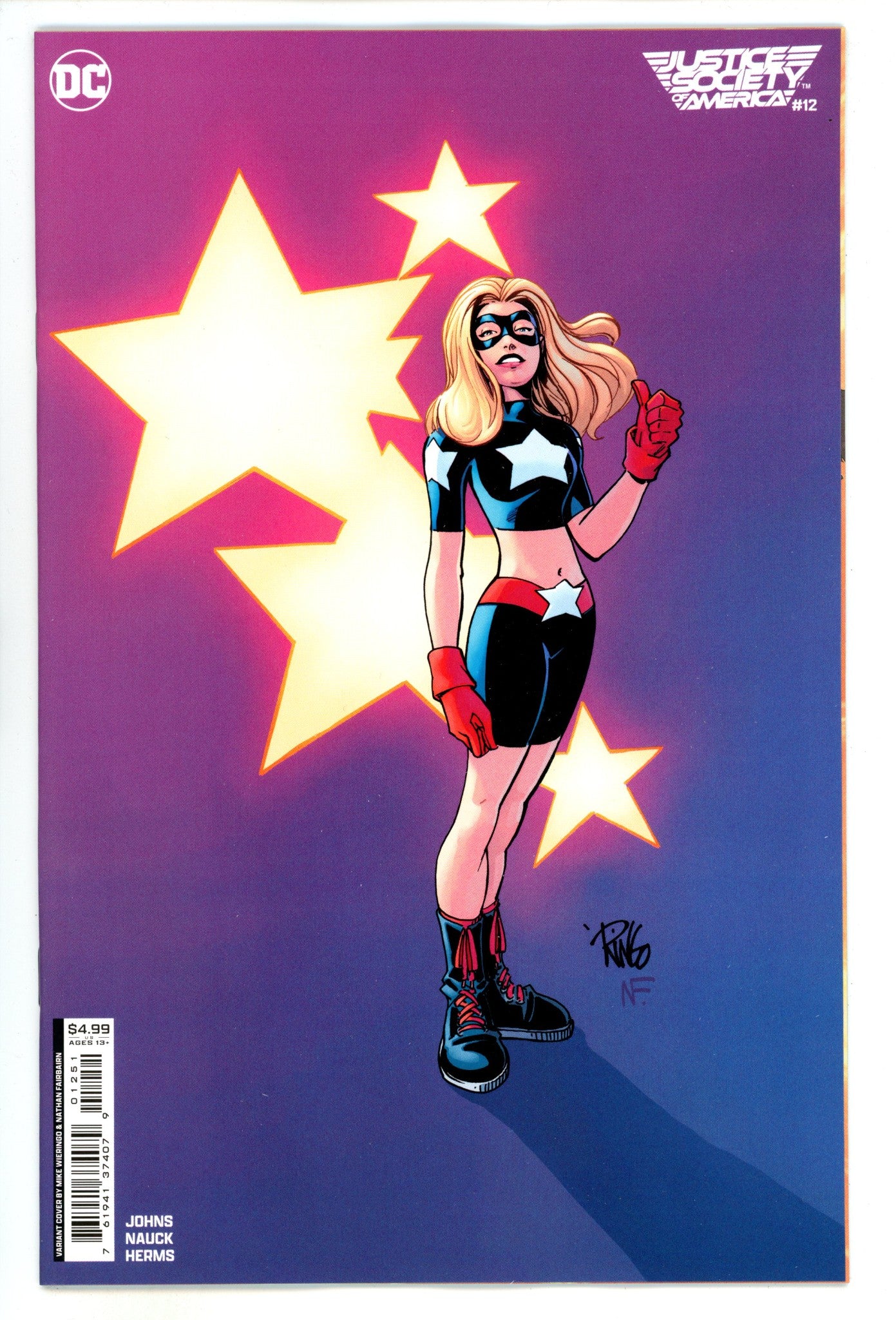 Justice Society Of America Vol 4 12 Wieringo Variant (2024)