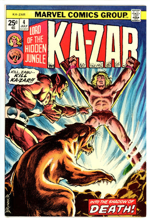 Ka-Zar Vol 2 4 VF/NM (1974)