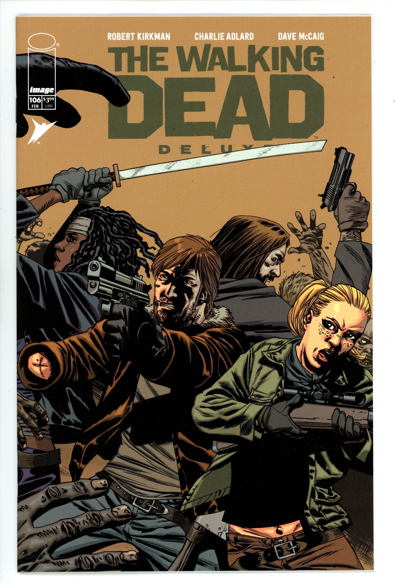 Walking Dead Deluxe 106 Adlard Variant (2025)