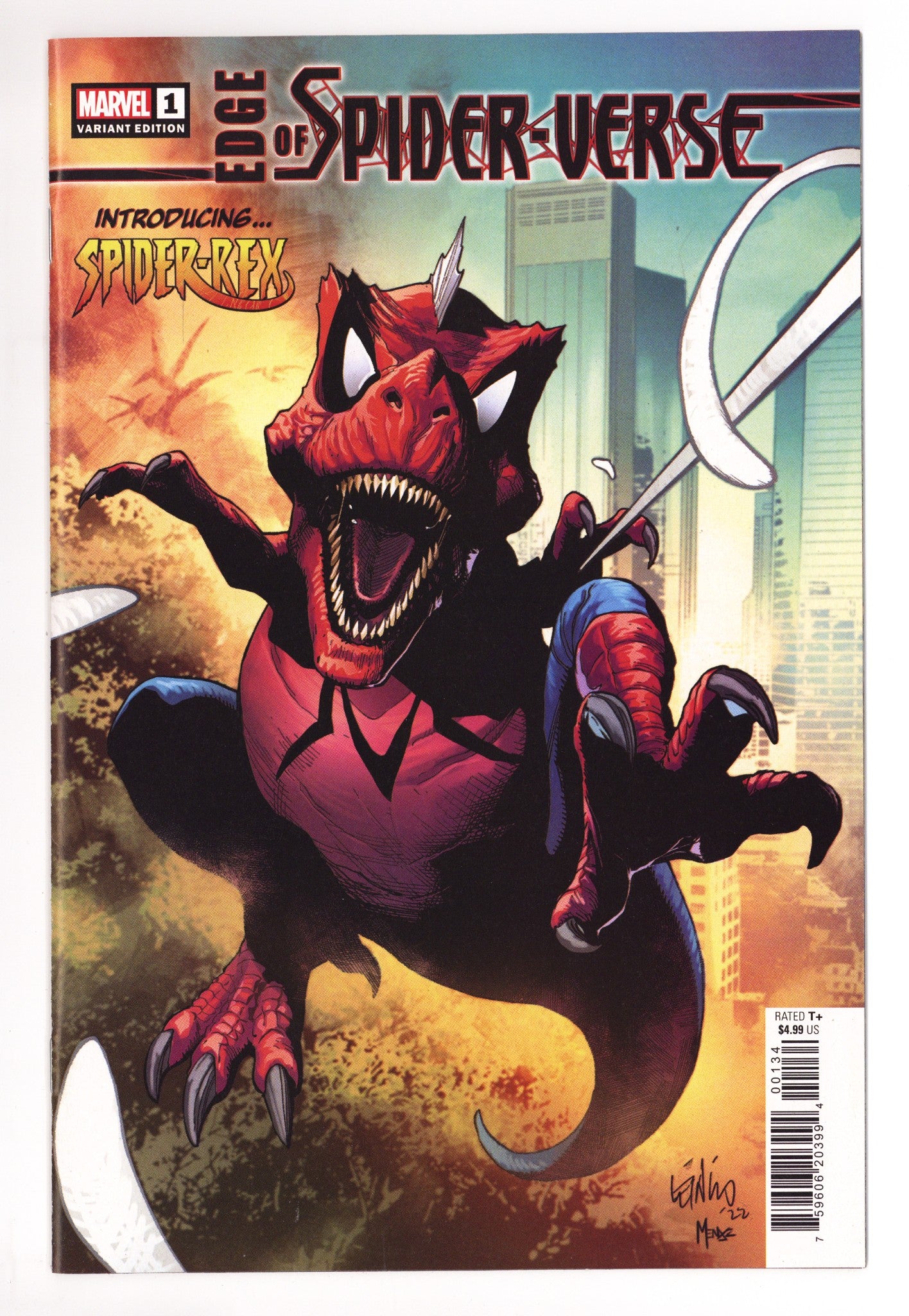 Edge of Spider-Verse Vol 2 1 High Grade (2022) Yu Variant 