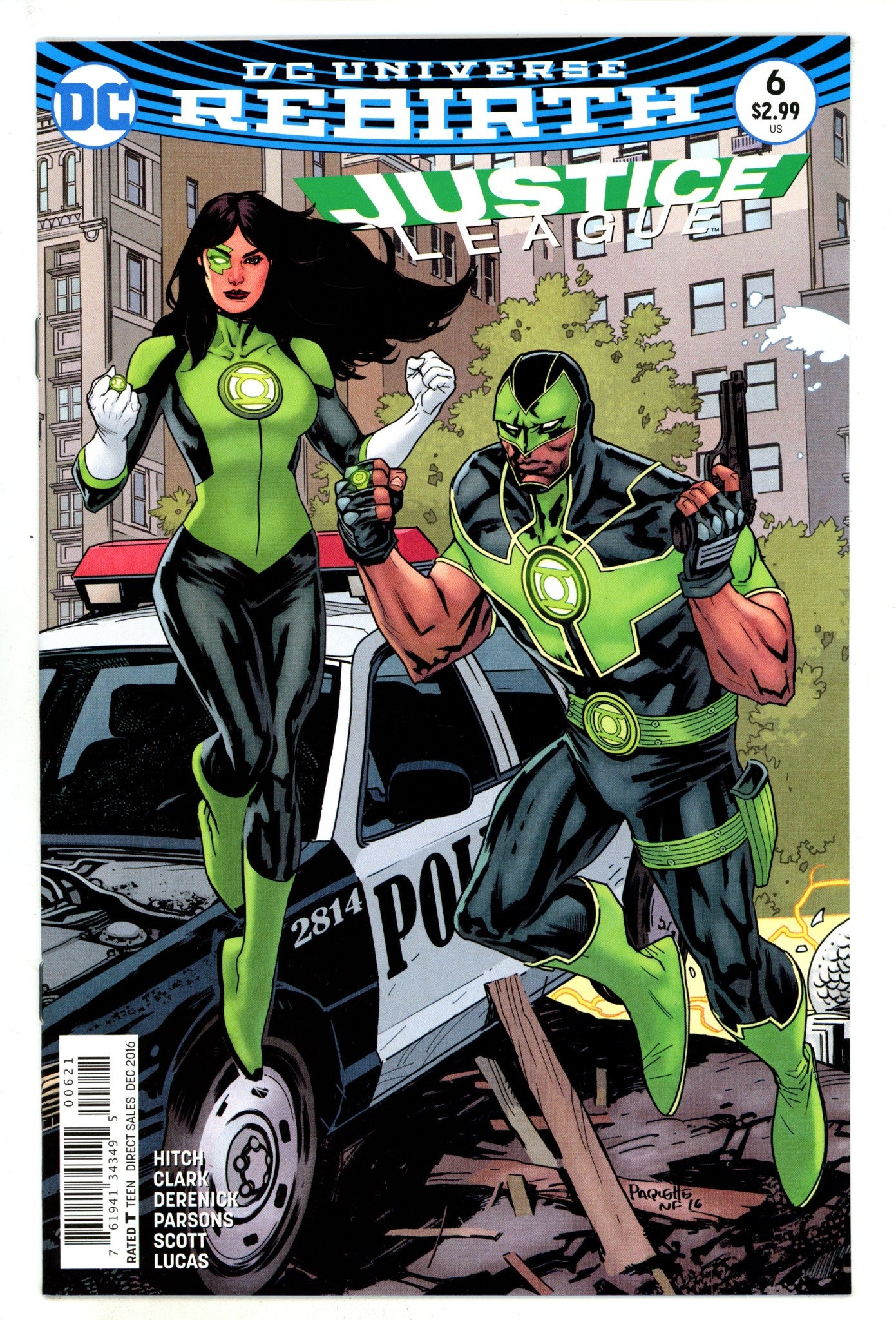 Justice League Vol 2 6 High Grade (2016) Paquette Variant 