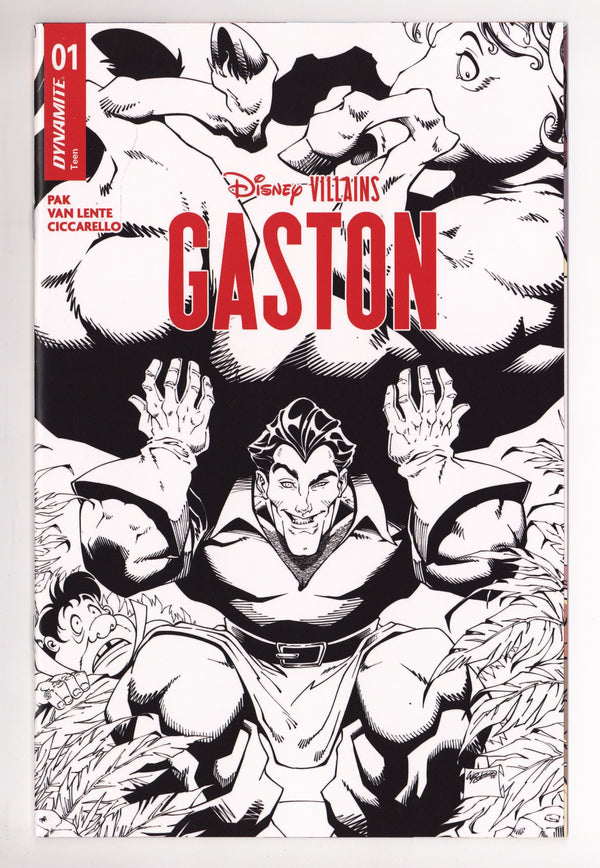 Disney Villains Gaston 1 Robson B&W Incentive (2026)