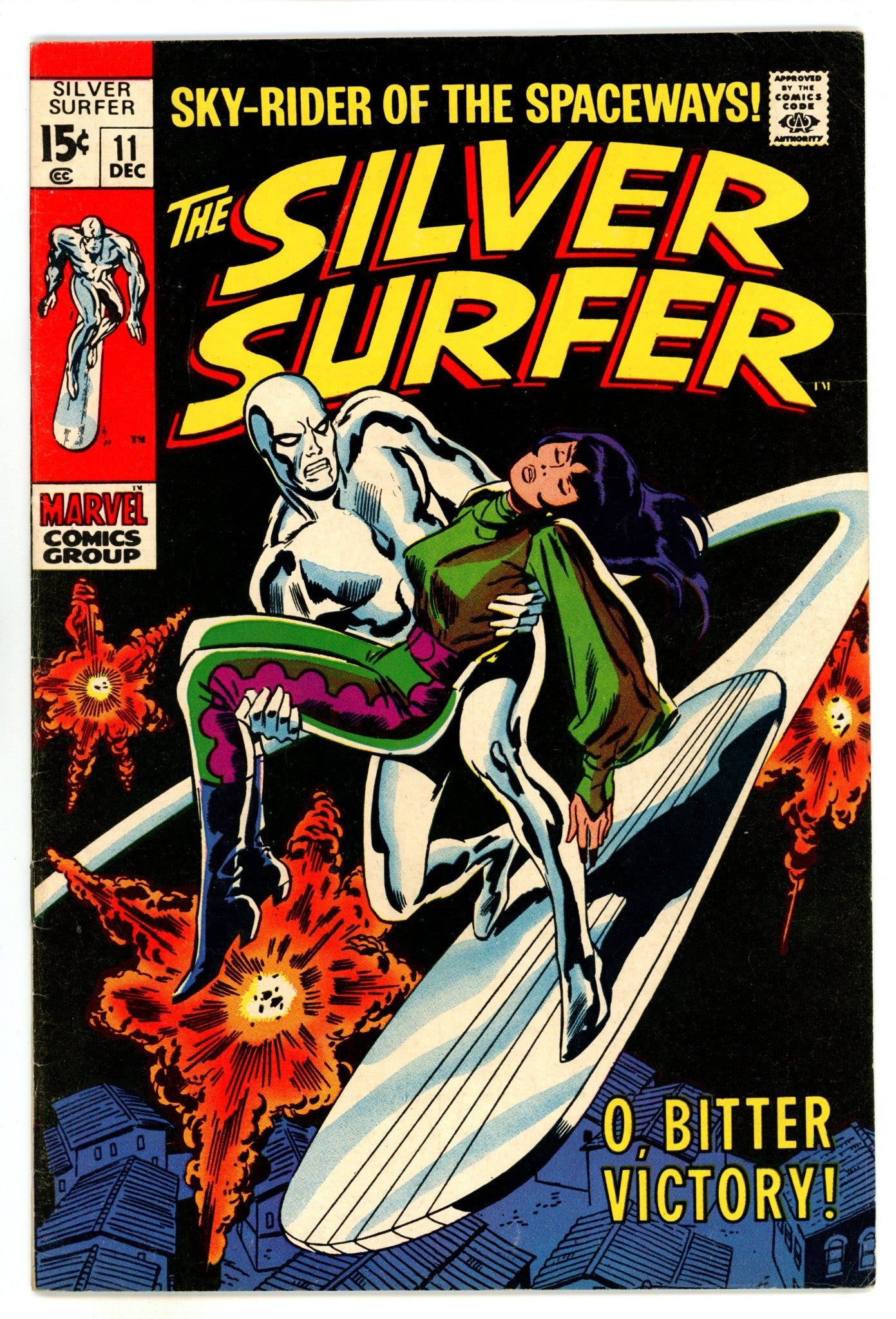 The Silver Surfer Vol 1 11  FN+ (6.5)  (1969)  
