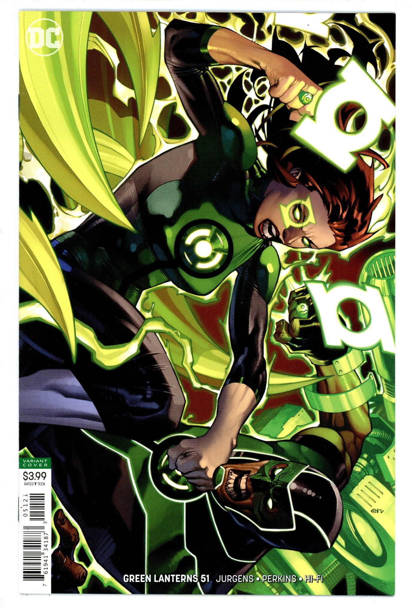 Green Lanterns 51 High Grade (2018) Stevens Variant 