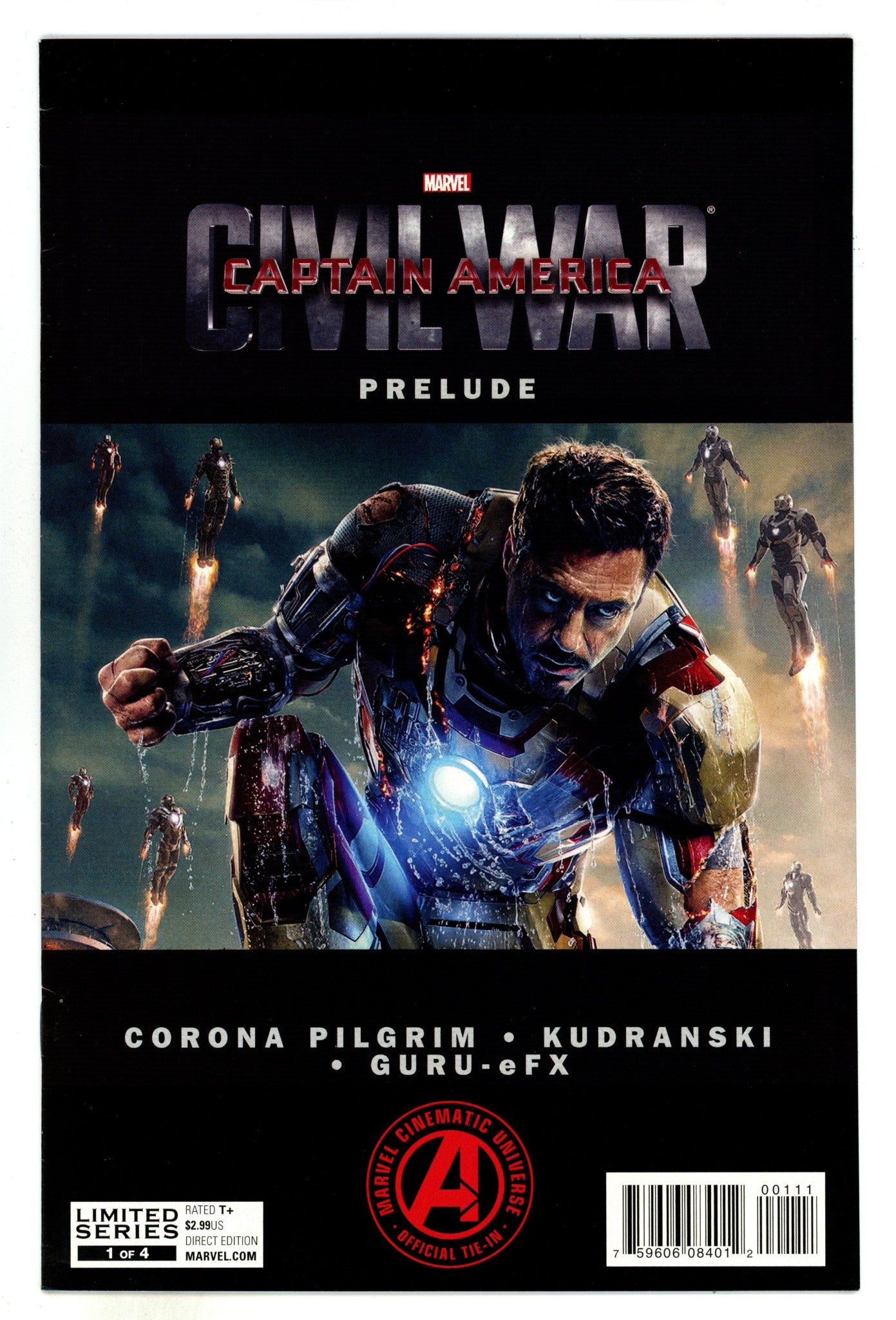 Marvel's Captain America: Civil War Prelude 1 VF- (7.5) (2016) 