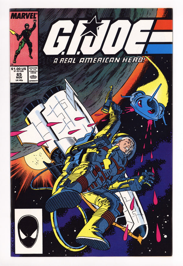 G.I. Joe, A Real American Hero 65 NM- (9.2) (1987)