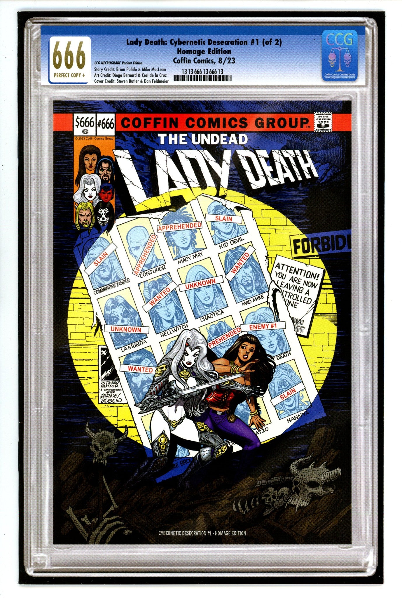 Lady Death Cybernetic Desecration 1 Butler Variant (2024)