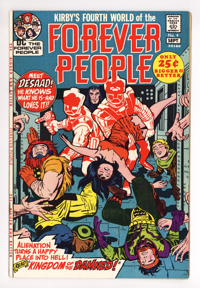 The Forever People Vol 1 4 VF- (7.5) (1971) 