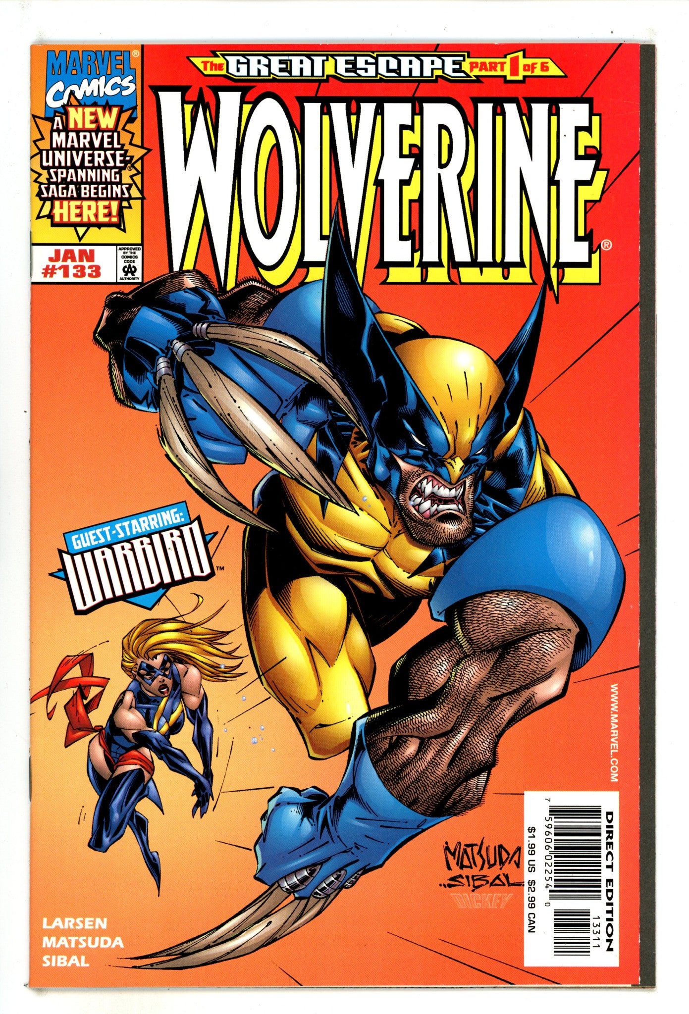 Wolverine Vol 2 133 High Grade (1999) 