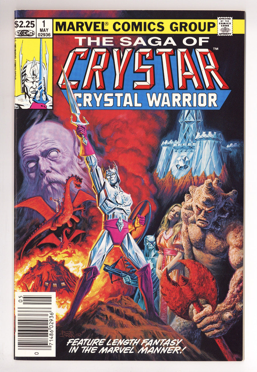 The Saga of Crystar, Crystal Warrior 1 VF/NM (9.0) (1983) Canadian Price Variant 