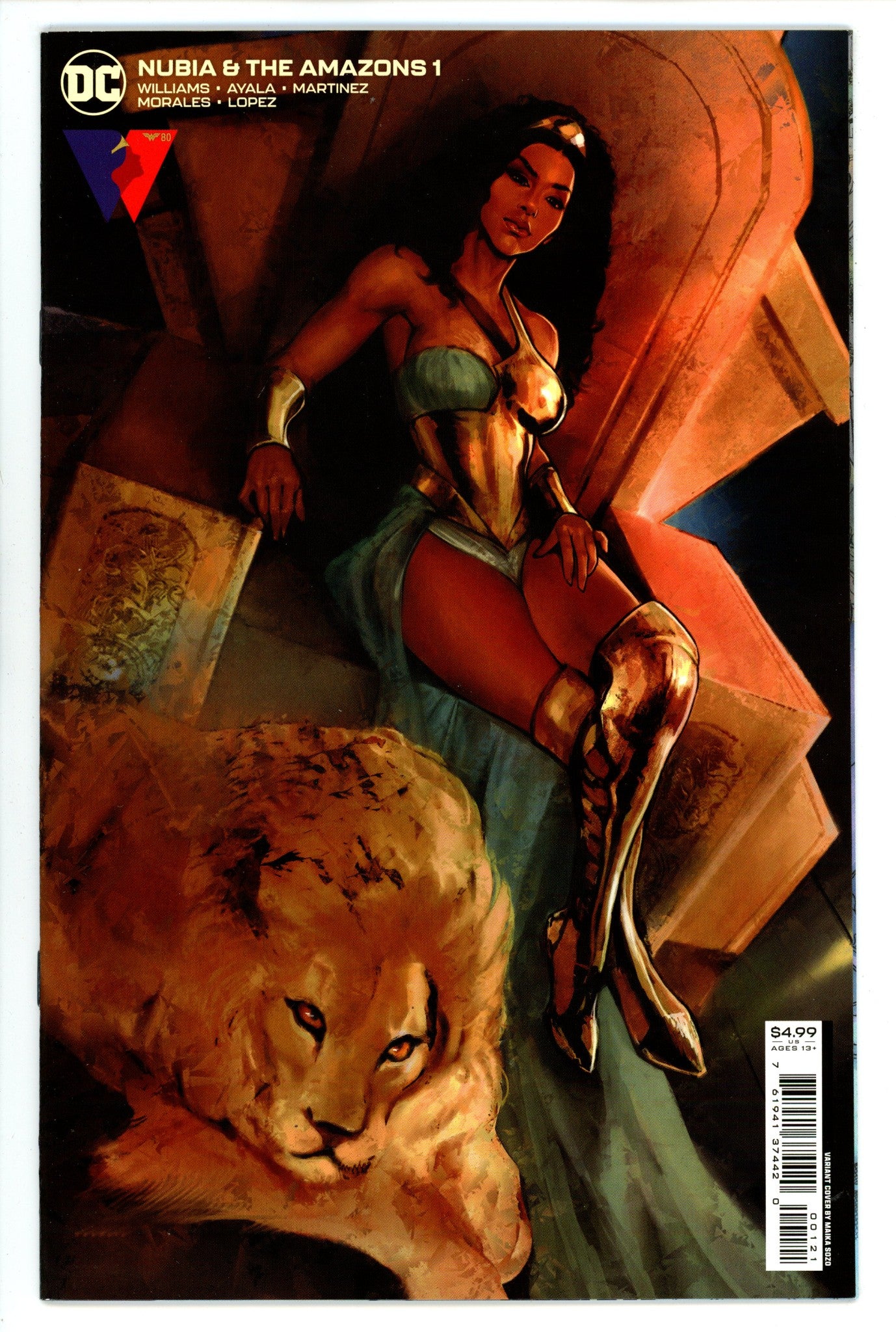 Nubia & the Amazons 1 High Grade (2021) Sozo Variant 